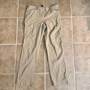 BCBGmaxazria Monique Slim Leg Khaki Pants